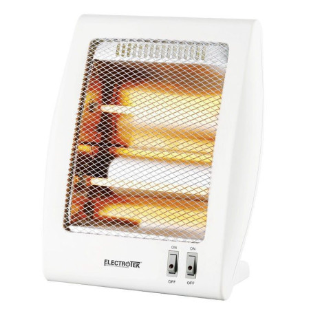 Quartz heater, two temperature settings. ELECTROTEK ET-QH02