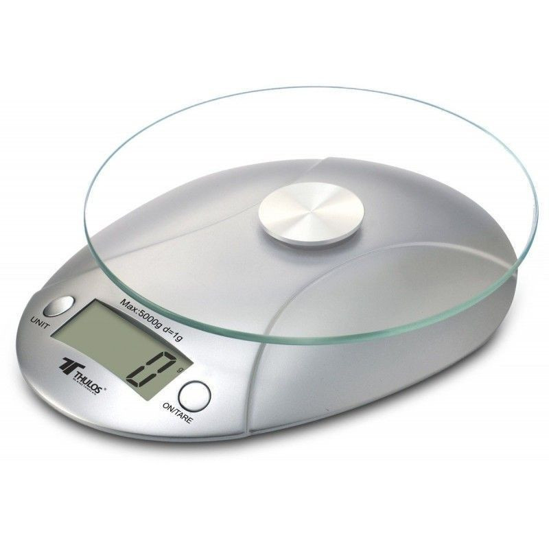 Balanza de cocina digital, capacidad max.: 5Kg. THULOS TH-DS8030