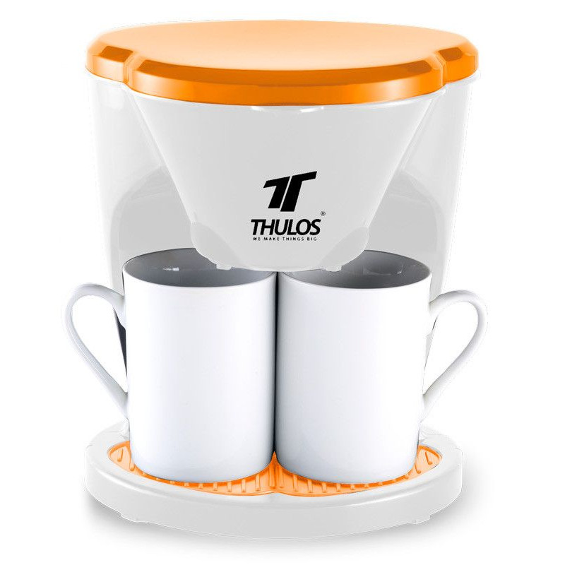 Coffe maker with two cups, 450W. THULOS TH-CM03