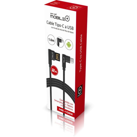 Charging and data cable, Type C to USB. MOBILE+ MB-1022