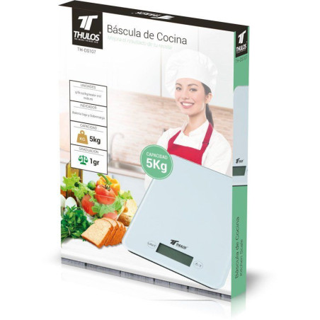 Digital kitchen scale, 5Kg capacity. THULOS TH-DS107