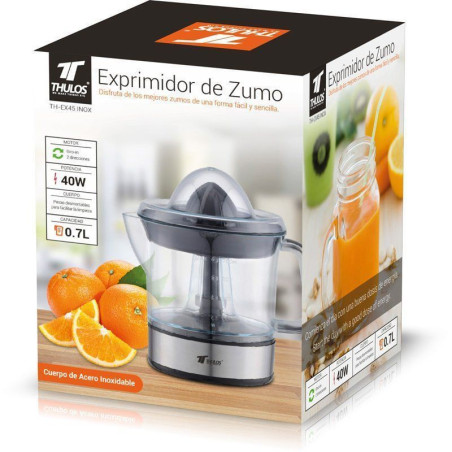 Electric Juicer, 40W, 0.7 l. THULOS TH-EX45 INOX