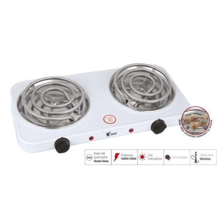 Electric stove 2-burner multipurpose, special for shisha coals. THU...