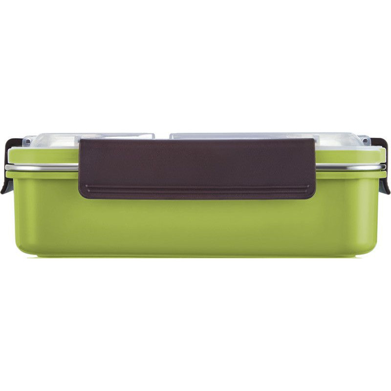 Fiambrera de 750ml, con bandeja interior de acero inoxidable de 2 compartimentos. THULOS TH-LB75 Thulos Fiambreras TH-LB75