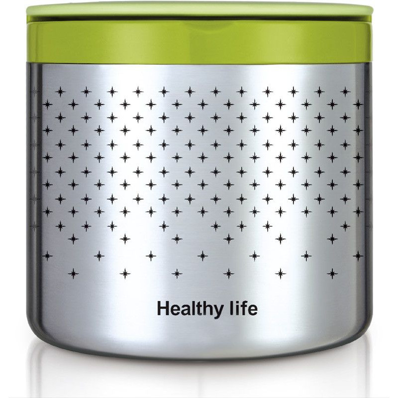Lunch box with stainless steel body. capacity 1.0L, THULOS TH-LB10