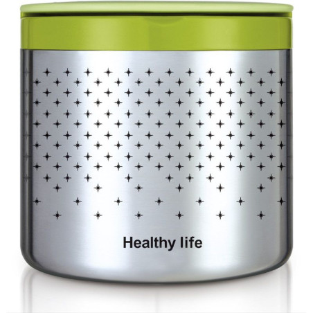 Lunch box with stainless steel body. capacity 1.0L, THULOS TH-LB10