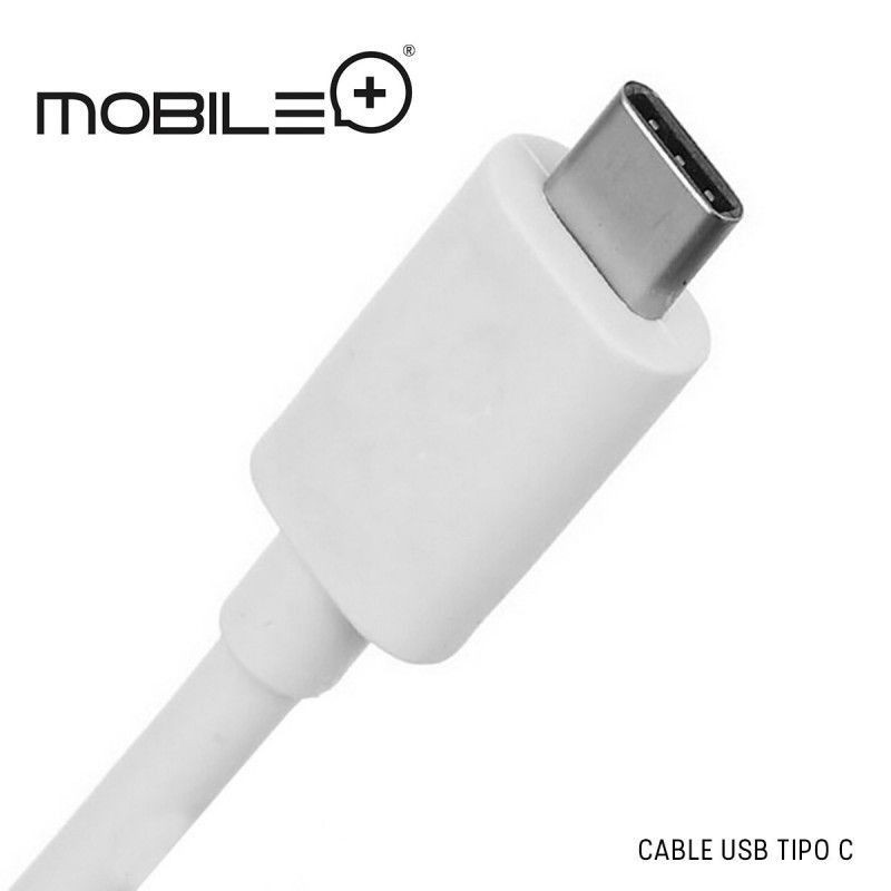 MB-1012 - Cable USB-Tipo C de datos y carga compatible con Smartphones, tablets y ordenadores, 1 metro longitud. MOBILE+ MB-1...