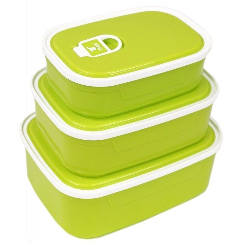 Set de 3 fiambreras, capacidad: 420,790 y 1320ml. THULOS TH-LB008 Thulos Fiambreras TH-LB008