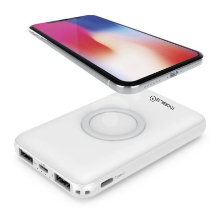 Power Bank with wireless charging, 5000mAh. MOBILE + MB-PB101