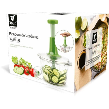 Picadora de verduras manual. THULOS TH-KA021 Thulos Picadoras, Cortadoras y Ralladoras Manuales TH-KA021