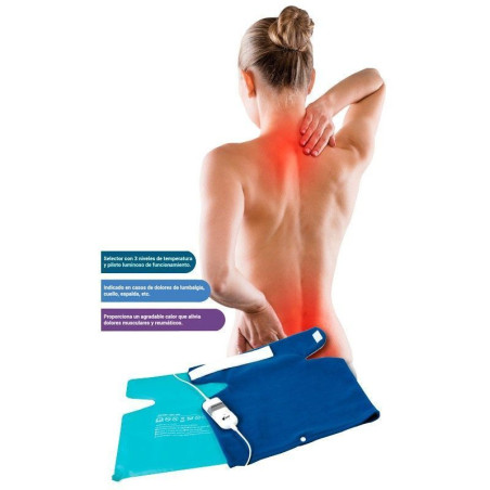 Neck and back heating pad 40x38 cm. 3 temperatures, 60W. THULOS TH-...