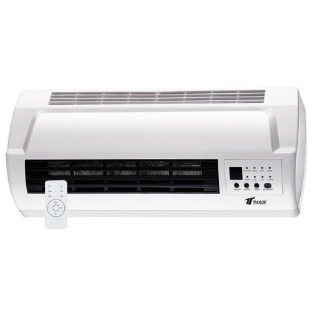 Electric wall heater, 2 heat settings, 1000-2000W. THULOS TH-FHW110