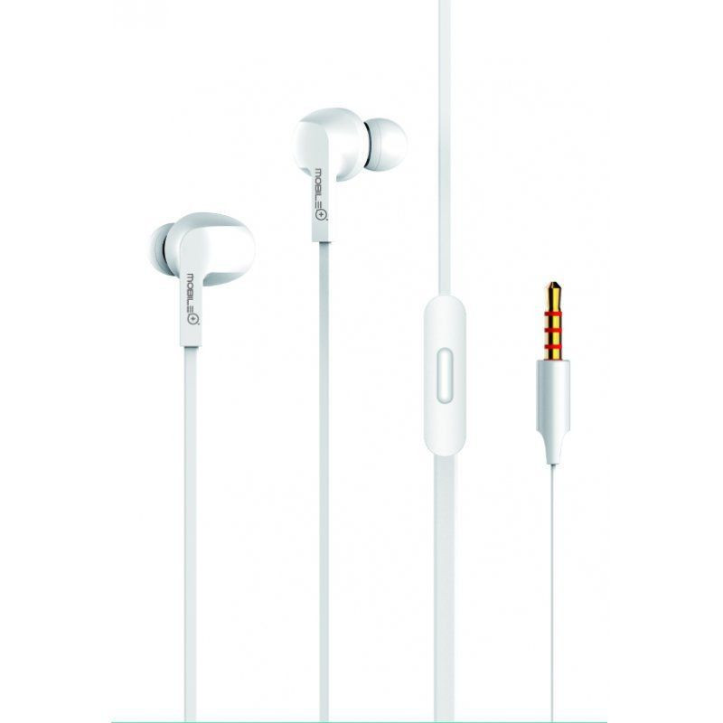 MB-EP001 - Auriculares con micrófono incorporado, cable 1.2 m. MOBILE+ MB-EP001 - Mobile+