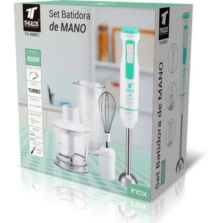 Hand blender, DC Motor, 800W . THULOS TH-BM801