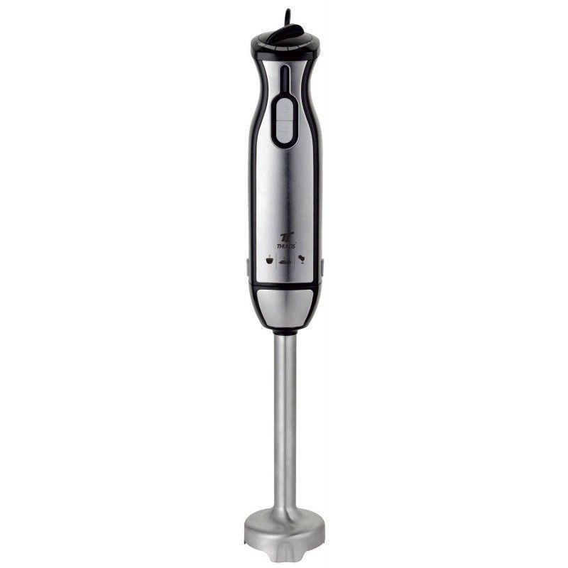 Hand blender with stainless steel body and blades, 2 speeds, turbo ...