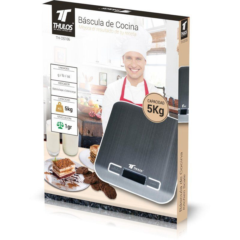 Digital kitchen scale, 5Kg capacity. THULOS TH-DS106
