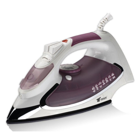 Steam iron, ceramic coated soleplate, 2200W. THULOS TH-PV2201