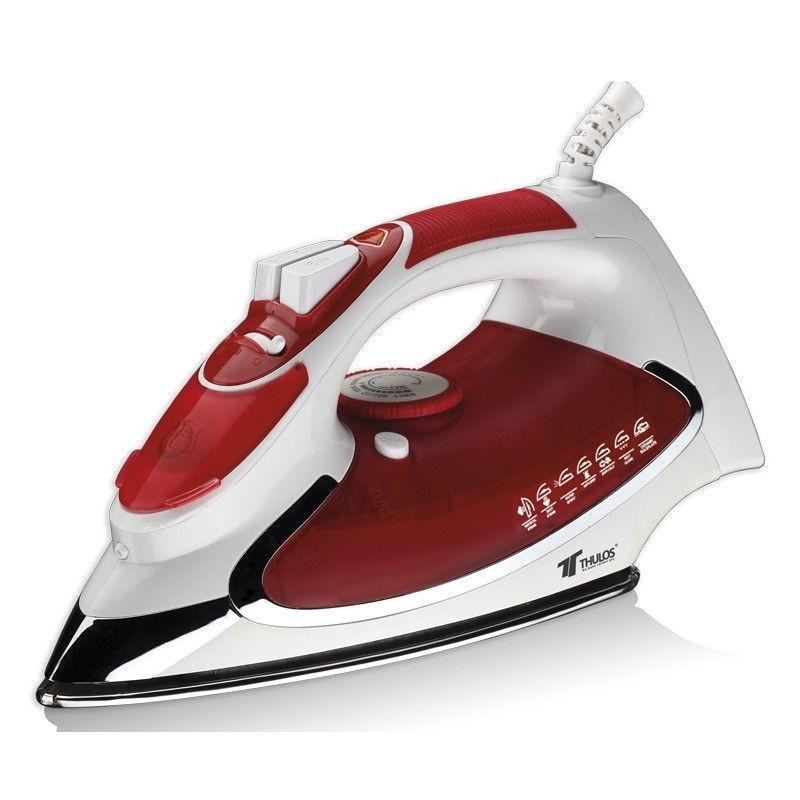 Steam iron, ceramic coated soleplate, 2200W. THULOS TH-PV2201