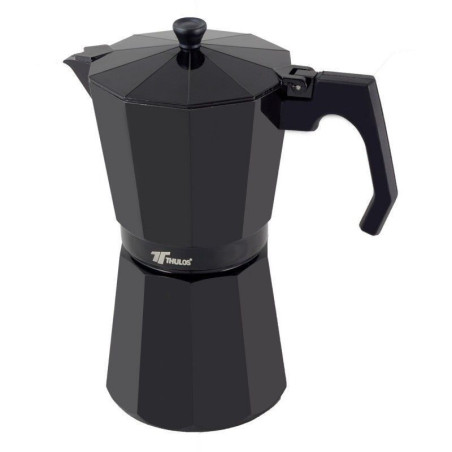 Classic black coffee maker, various capacities: 6, 9 and 12 cups. T...
