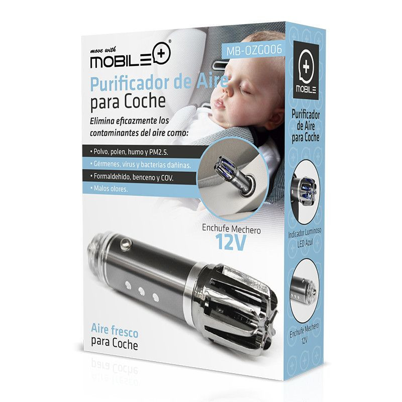 Car Air Purifier. MOBILE+ MB-OZG006
