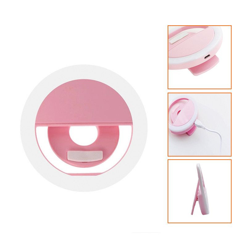 Universal LED Ring Light for Selfie, 8.5cm. MOBILE + MB-RL85