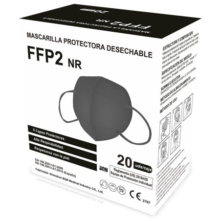 BQN-KZ-F001 - Mascarilla Protectora Desechable FFP2 NR. THULOS BQN-KZ-F001 - Thulos