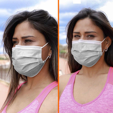 Disposable Protective Masks, 50 Units. THULOS PMSK-10