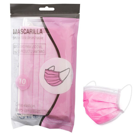 PMSK-10 - Mascarillas Protectoras Desechables, 50 Uds. THULOS PMSK-10 - Thulos