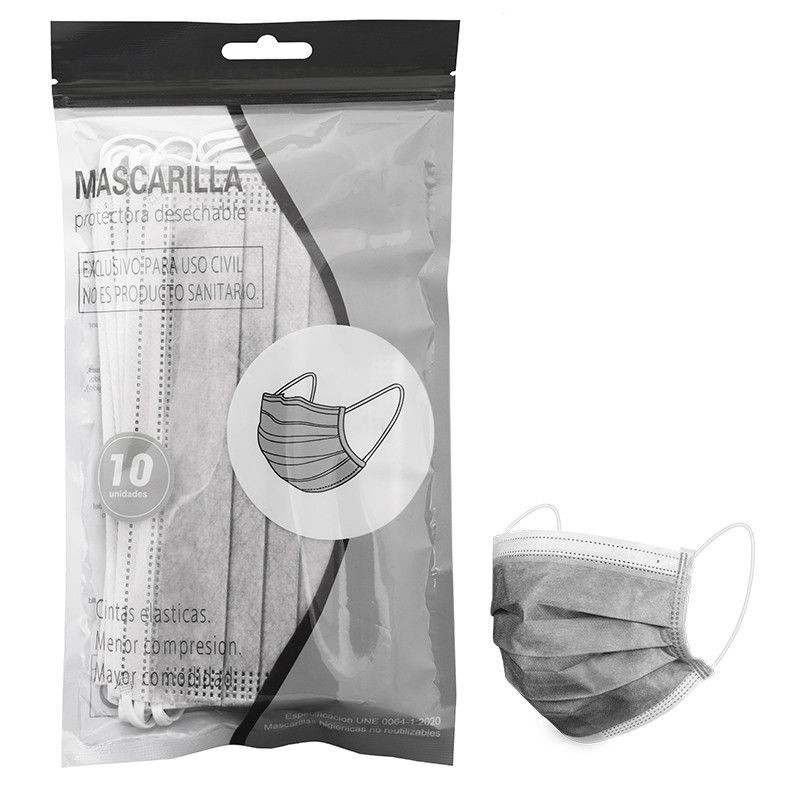 Disposable Protective Masks, 50 Units. THULOS PMSK-10