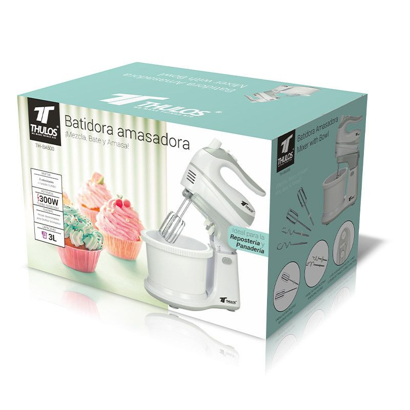 Mixer-Kneader, 300-500W, 3L container. THULOS TH-BA500