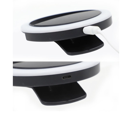 MB-RL85 - Anillo de luz LED Universal para Selfie, 8.5cm. MOBILE+ MB-RL85 - Mobile+