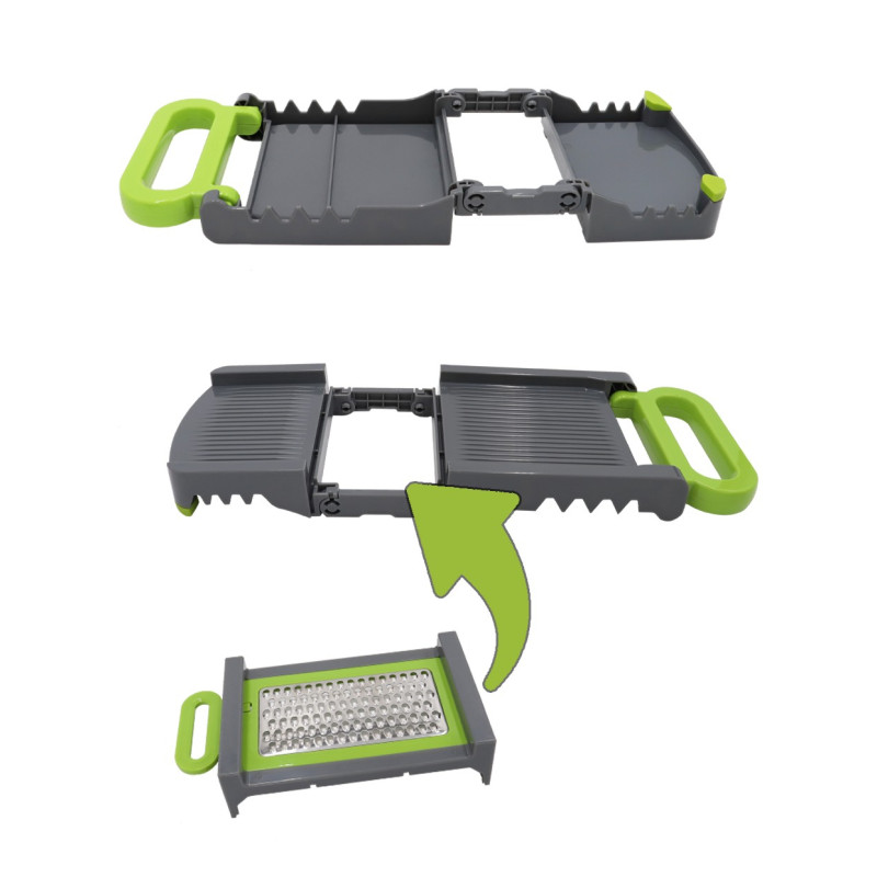 6 in 1: Manual food grater. THULOS TH-KA008