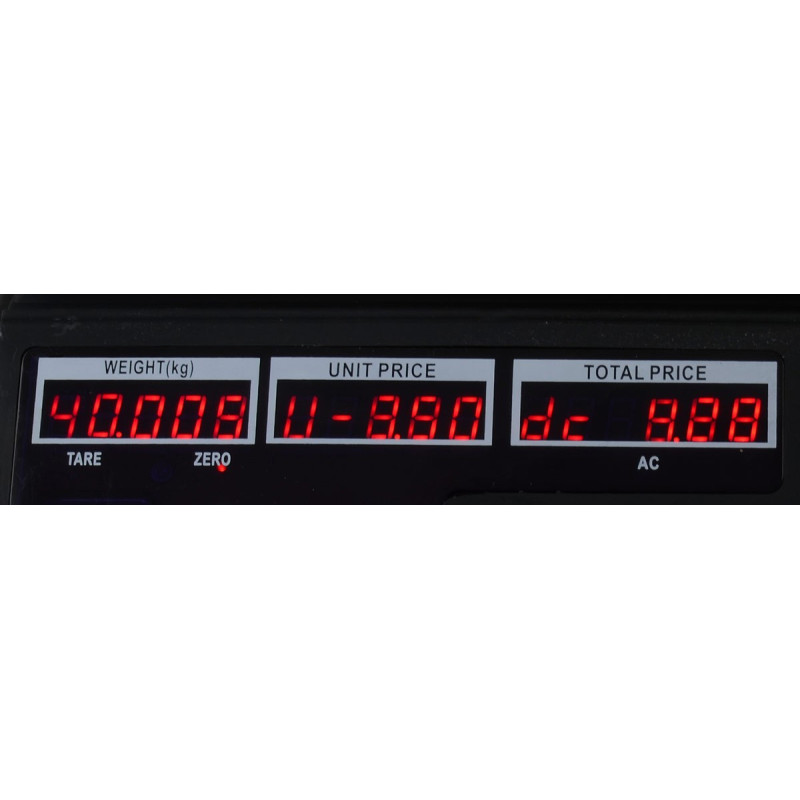 Electronic digital scale, 40kg capacity. Thulos TH-BD40
