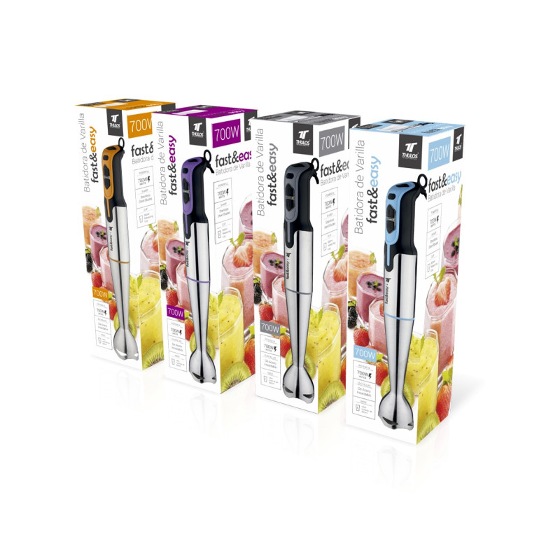 Liquidificador de bastão 700W, 2 velocidades. THULOS TH-BM512