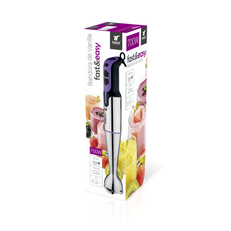 Liquidificador de bastão 700W, 2 velocidades. THULOS TH-BM512