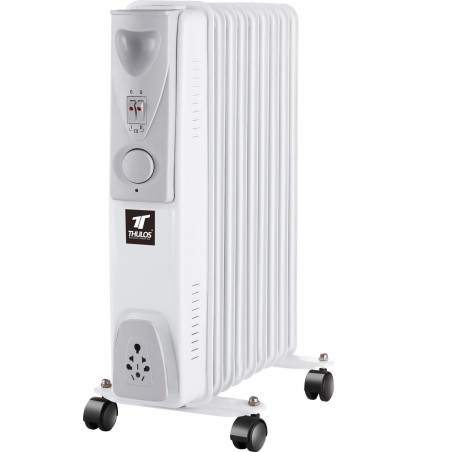 Radiador de óleo com 9 elementos de aquecimento. Potência: 2000W. T...