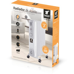 Radiador de óleo com 11 elementos de aquecimento. Potência: 2500W. ... 2
