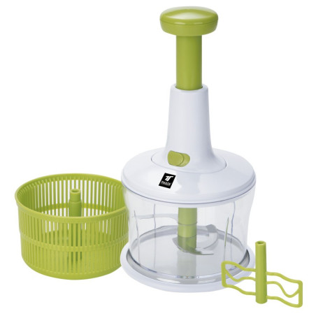 3 in 1: Chopper, blender and manual drainer. THULOS TH-KA038.
