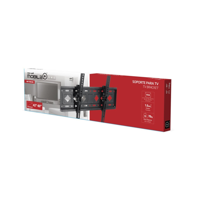 Suporte de TV 42"-80". MOBILE+ MB-TVB4280