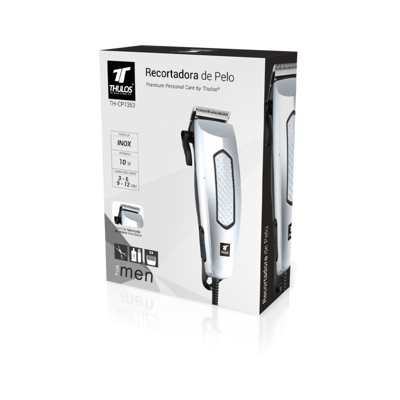 Hair trimmer, includes accessories. THULOS TH-CP1353