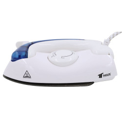 Ferro de viagem com cabo dobrável, potência: 700W. Inclui tampa e c... 2