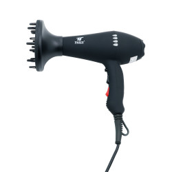 Secador de cabelo iónico com luzes LED. 2000W. Inclui difusor e con... 2