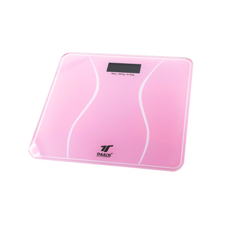 Digital bathroom scale, tempered glass platform, max. capacity 180 ...