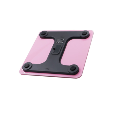 Digital bathroom scale, tempered glass platform, max. capacity 180 ...