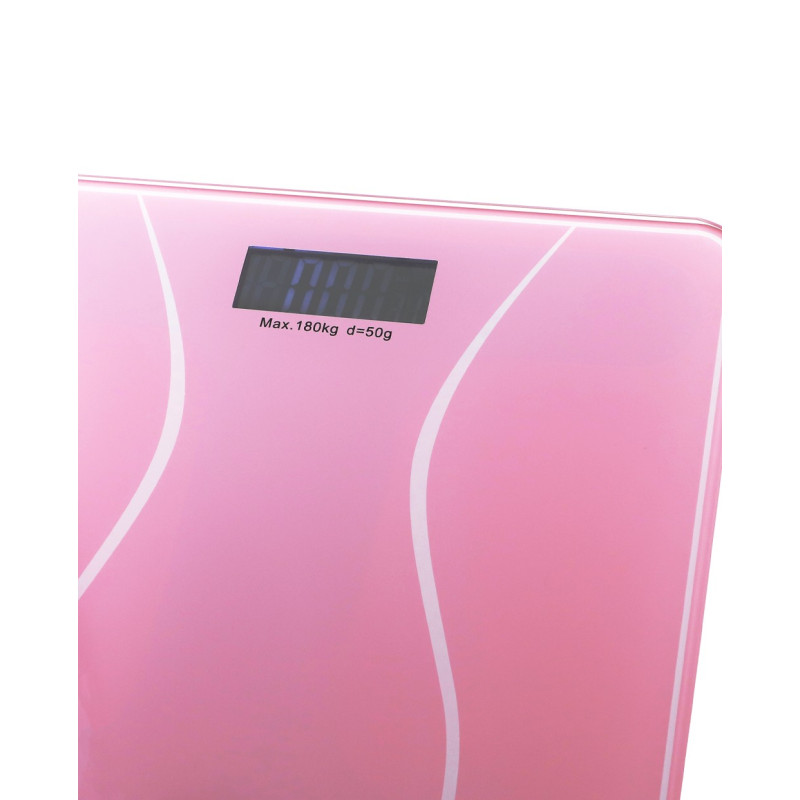 Digital bathroom scale, tempered glass platform, max. capacity 180 ...