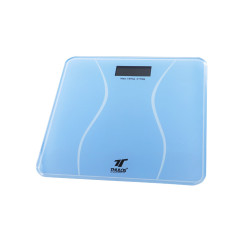 Digital bathroom scale, tempered glass platform, max. capacity 180 ... 2