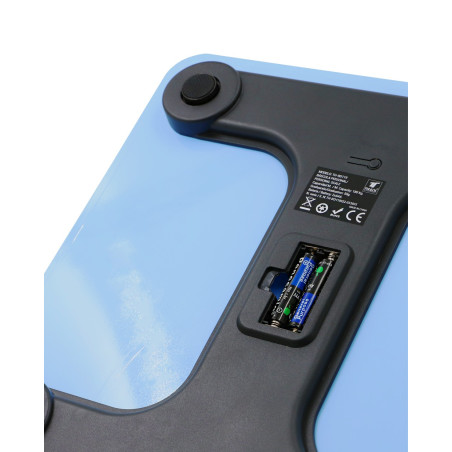 Digital bathroom scale, tempered glass platform, max. capacity 180 ...