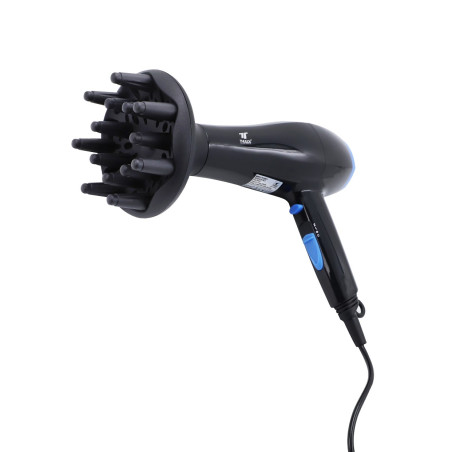Secador de Pelo, 2 velocidades y 3 ajustes de calor. Incluye concentrador y difusor. THULOS TH-HD811 Thulos Inicio TH-HD811