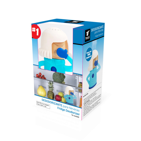 Deodorizer for refrigerators, eliminates odors easily and quickly. ...