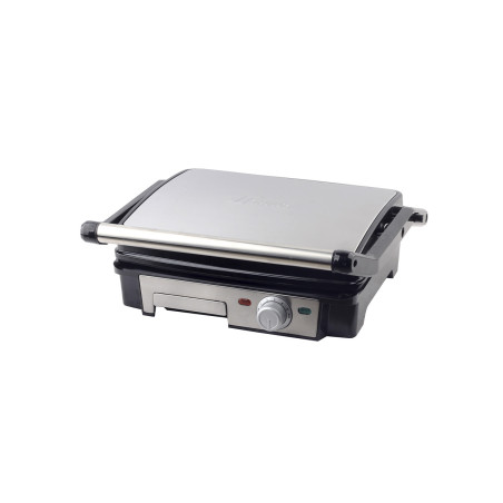 Panini Grill 2200W, opening 90º and 180º. THULOS TH-GP203